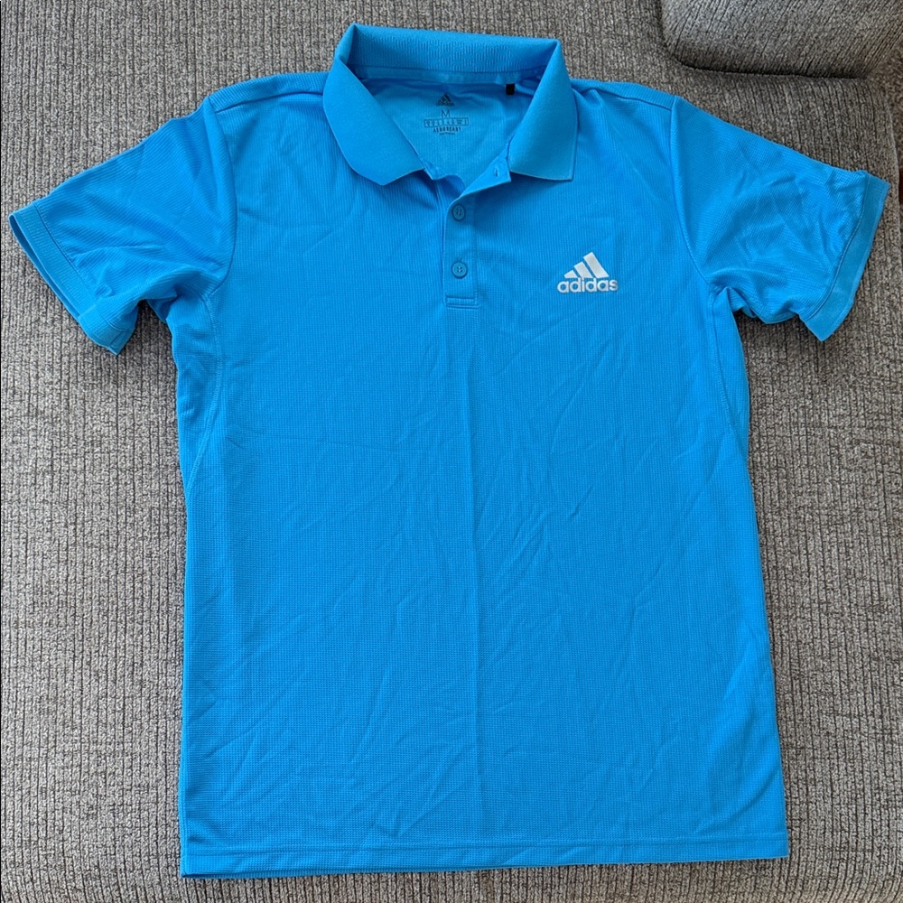 Adidas Vibrant Blue Polo Shirt